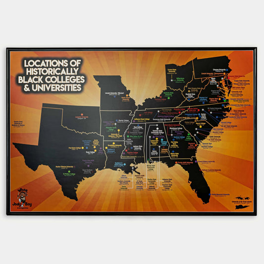 HBCU Locater Poster - Whoa, Jody Boy!