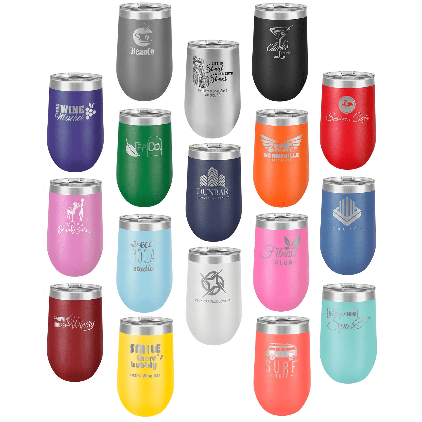 16oz Yellow Stemless Wine Chiller - Whoa, Jody Boy!