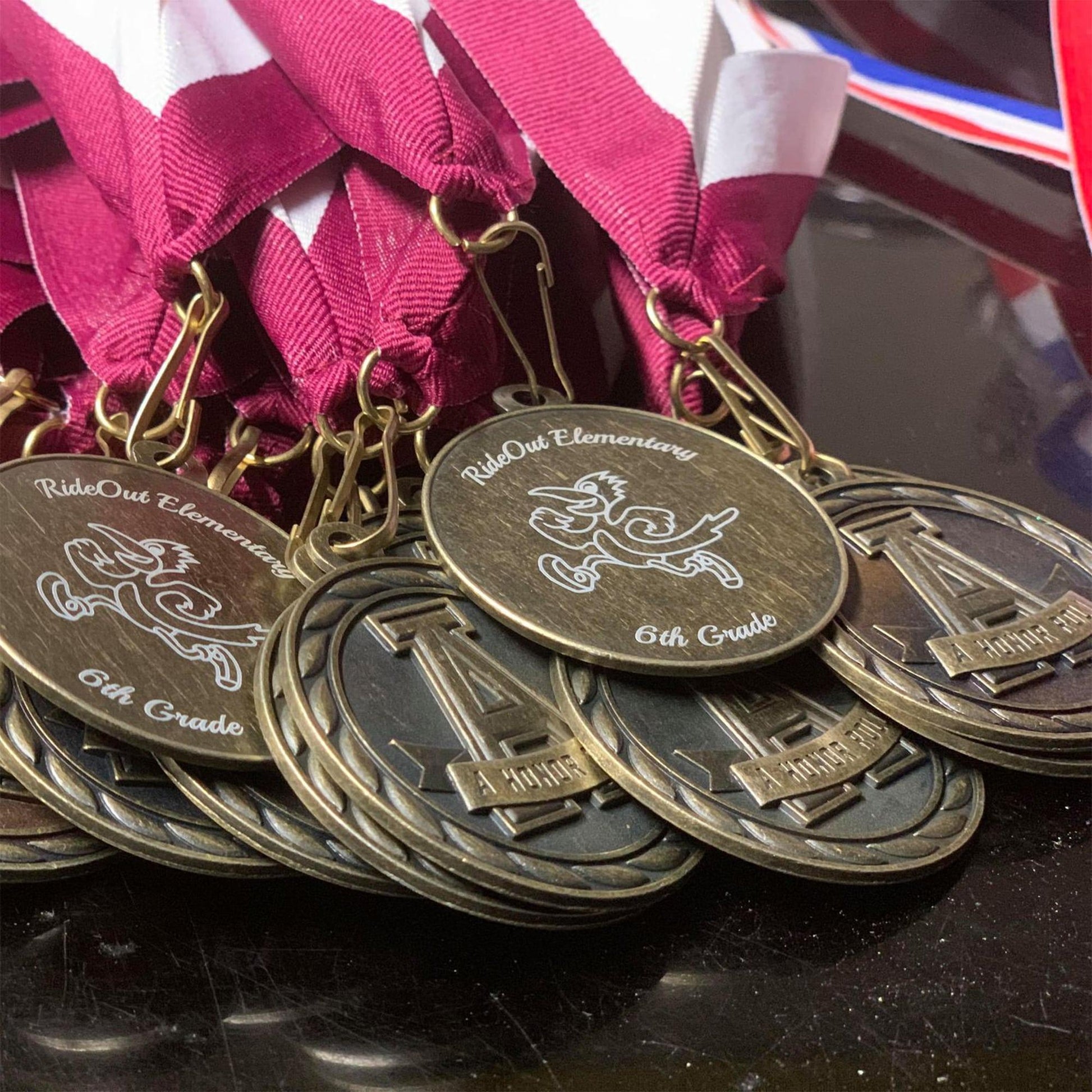 Custom A Honor Roll Medal - Whoa, Jody Boy!