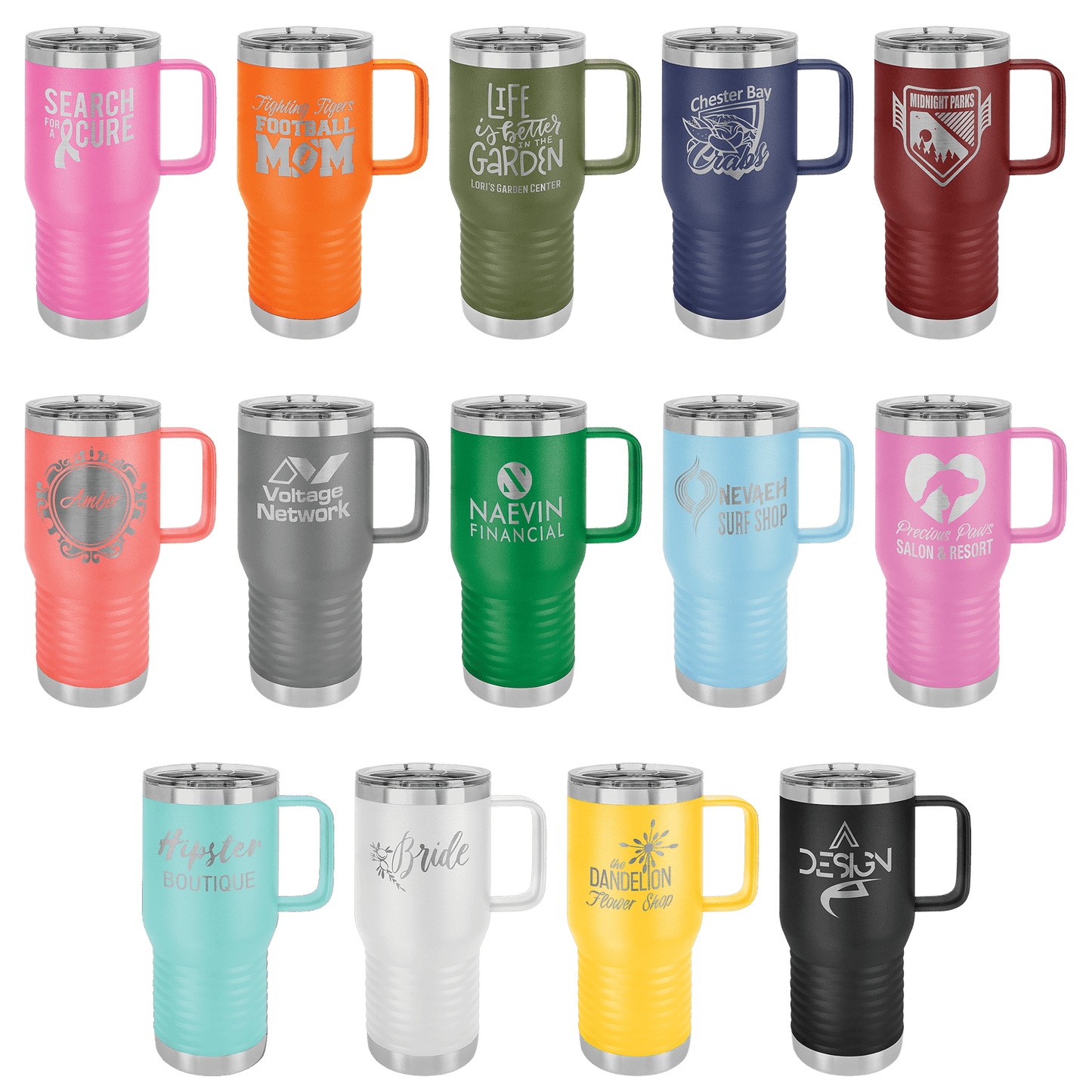 20oz Coral Travel Mug - Whoa, Jody Boy!