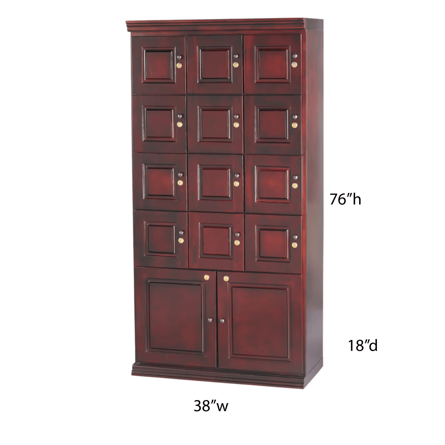 Humidor Supreme Cigar Locker Mahogany