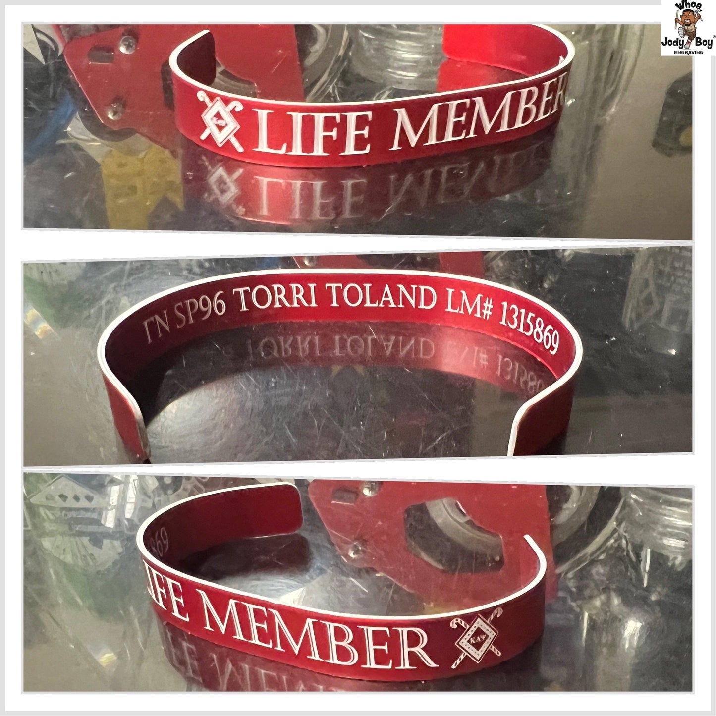 Gamma Sigma | Kappa Alpha Psi | Metal Bracelet - Whoa, Jody Boy!