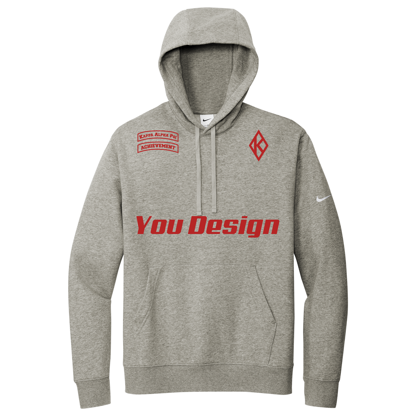 Nike Pullover Hoodies KAPsi 3 HIT Gray - Whoa, Jody Boy!