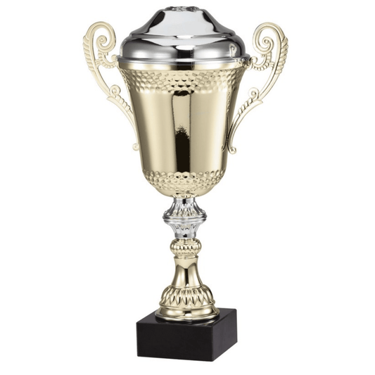 Metal Cup with plastic stem on Genuine Marble Base