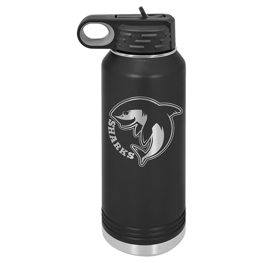 32oz Black Water Bottles - Whoa, Jody Boy!