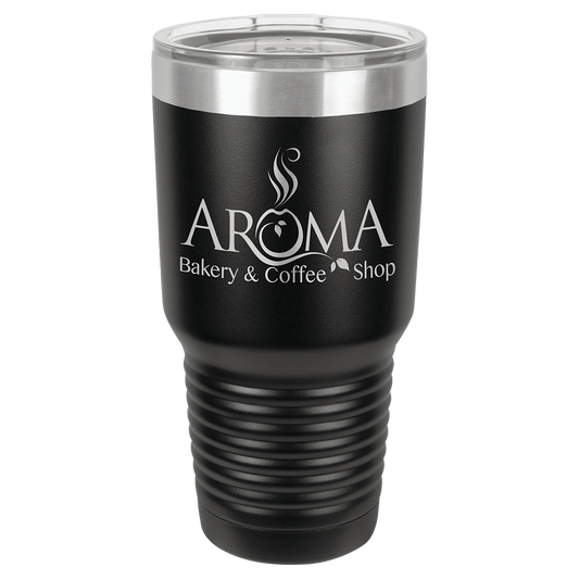 30oz Black & Silver Tumbler - Whoa, Jody Boy!