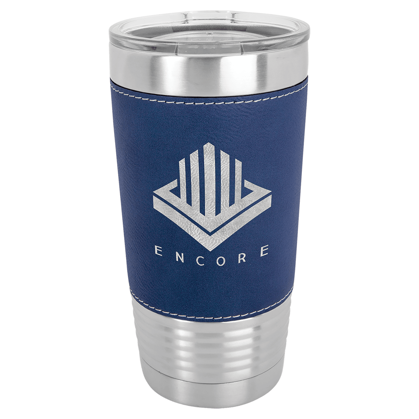 20oz Blue Leatherette Tumbler - Whoa, Jody Boy!
