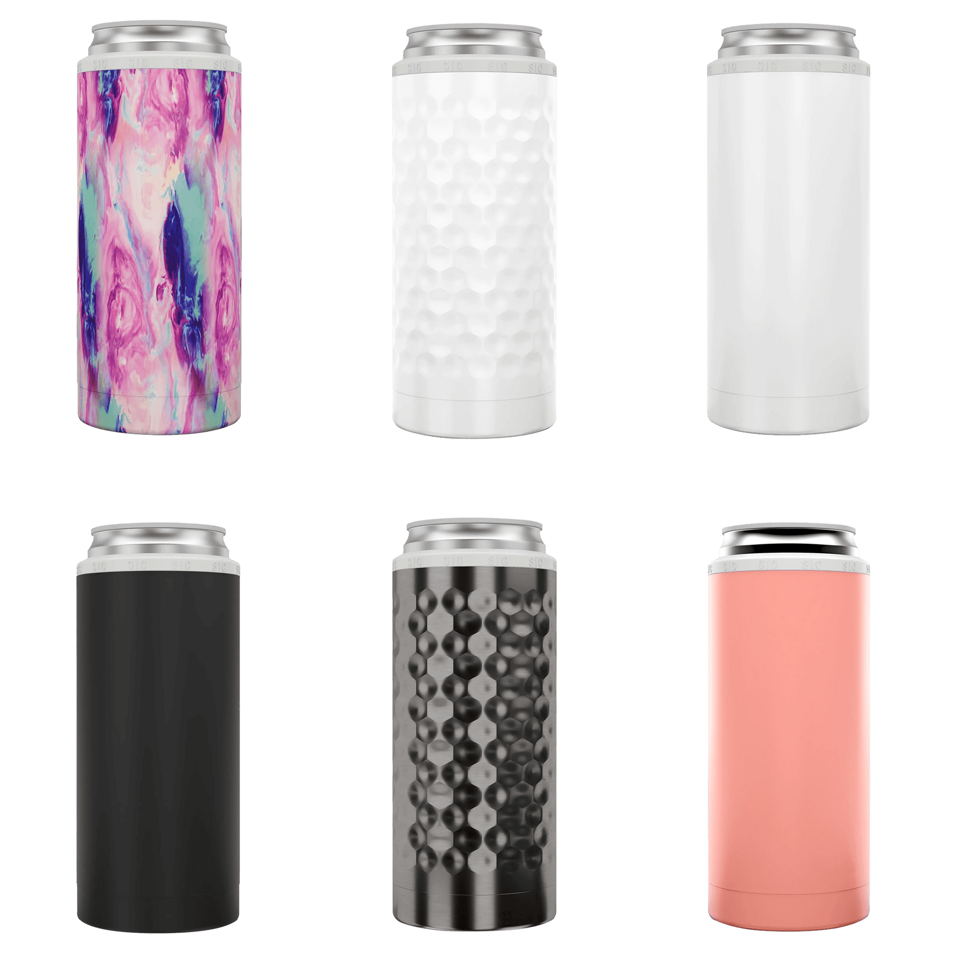 12oz Cotton Candy SIC Slim Can Cooler - Whoa, Jody Boy!