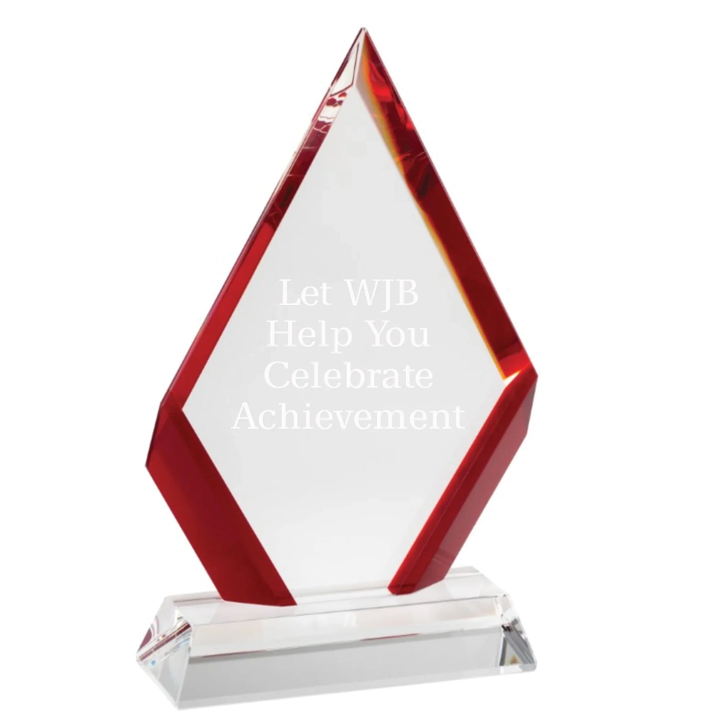 Crystal Arrow Ruby 10" Award
