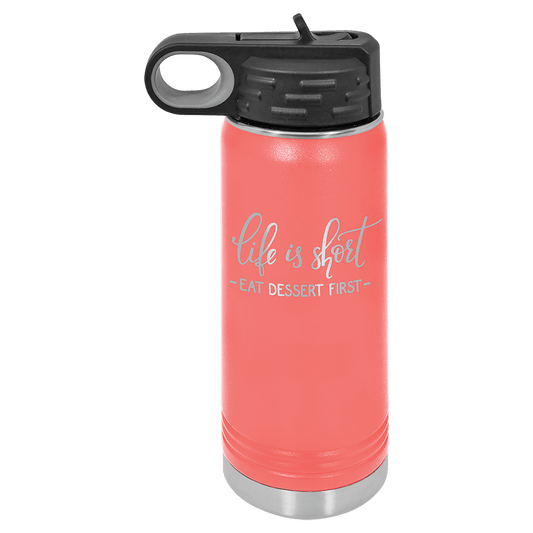 20oz Coral Water Bottles - Whoa, Jody Boy!