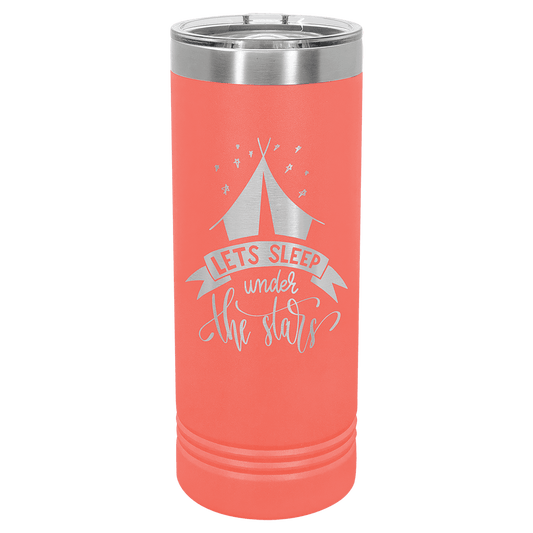 22oz Coral Skinny Tumbler - Whoa, Jody Boy!