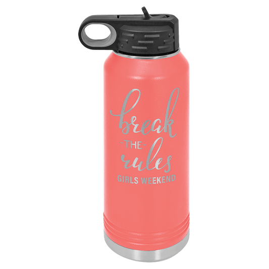 32oz Coral Water Bottles - Whoa, Jody Boy!