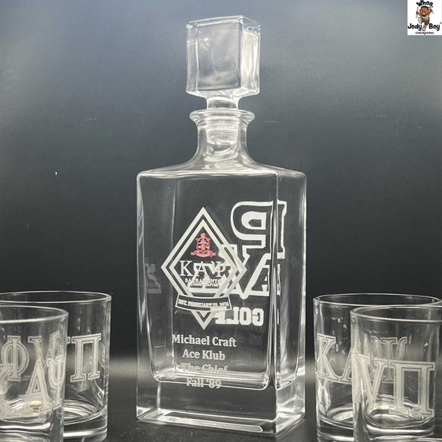 Kappa Alpha Psi Decanter 810 mL