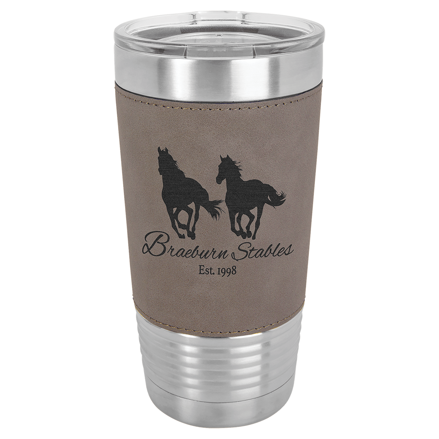 20oz Gray Leatherette Tumbler - Whoa, Jody Boy!