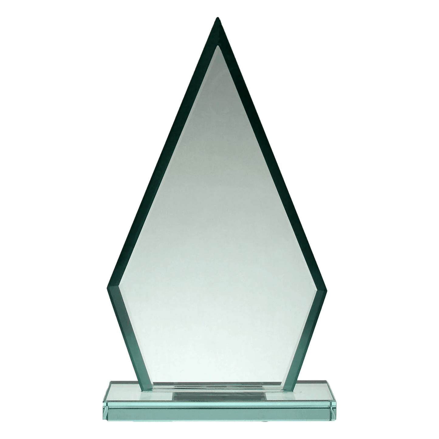 Triangle Jade Glass Award 7 1/2" - Whoa, Jody Boy!