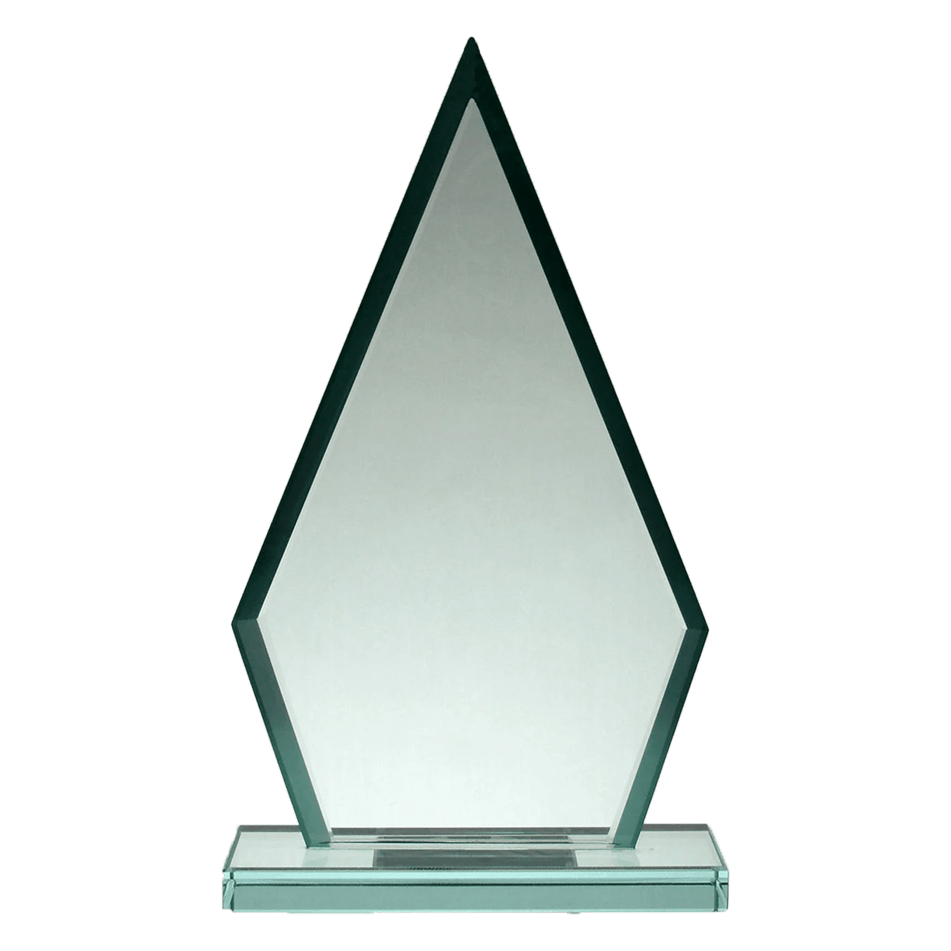 Triangle Jade Glass Award 7 1/2" - Whoa, Jody Boy!