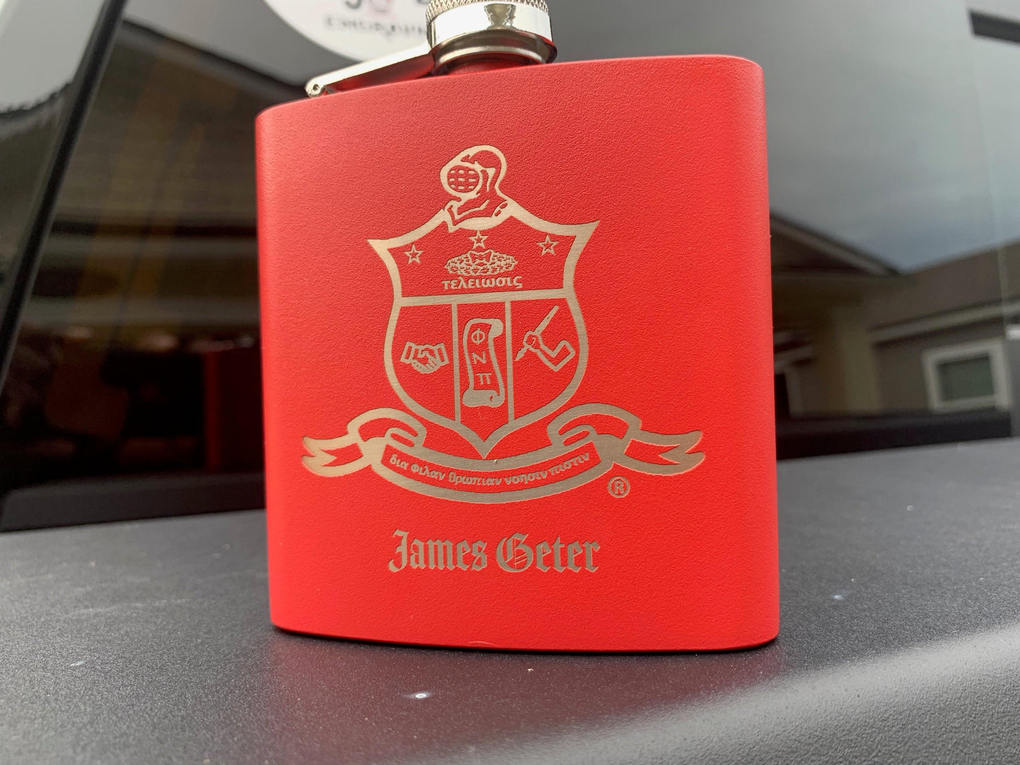 Gamma Sigma | Kappa Alpha Psi 6oz. Flask - Whoa, Jody Boy!
