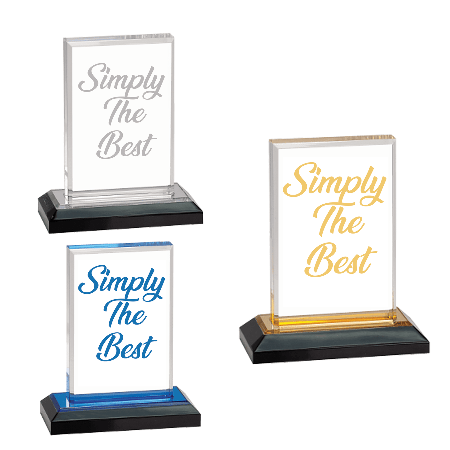 Beveled Impress Acrylic Award