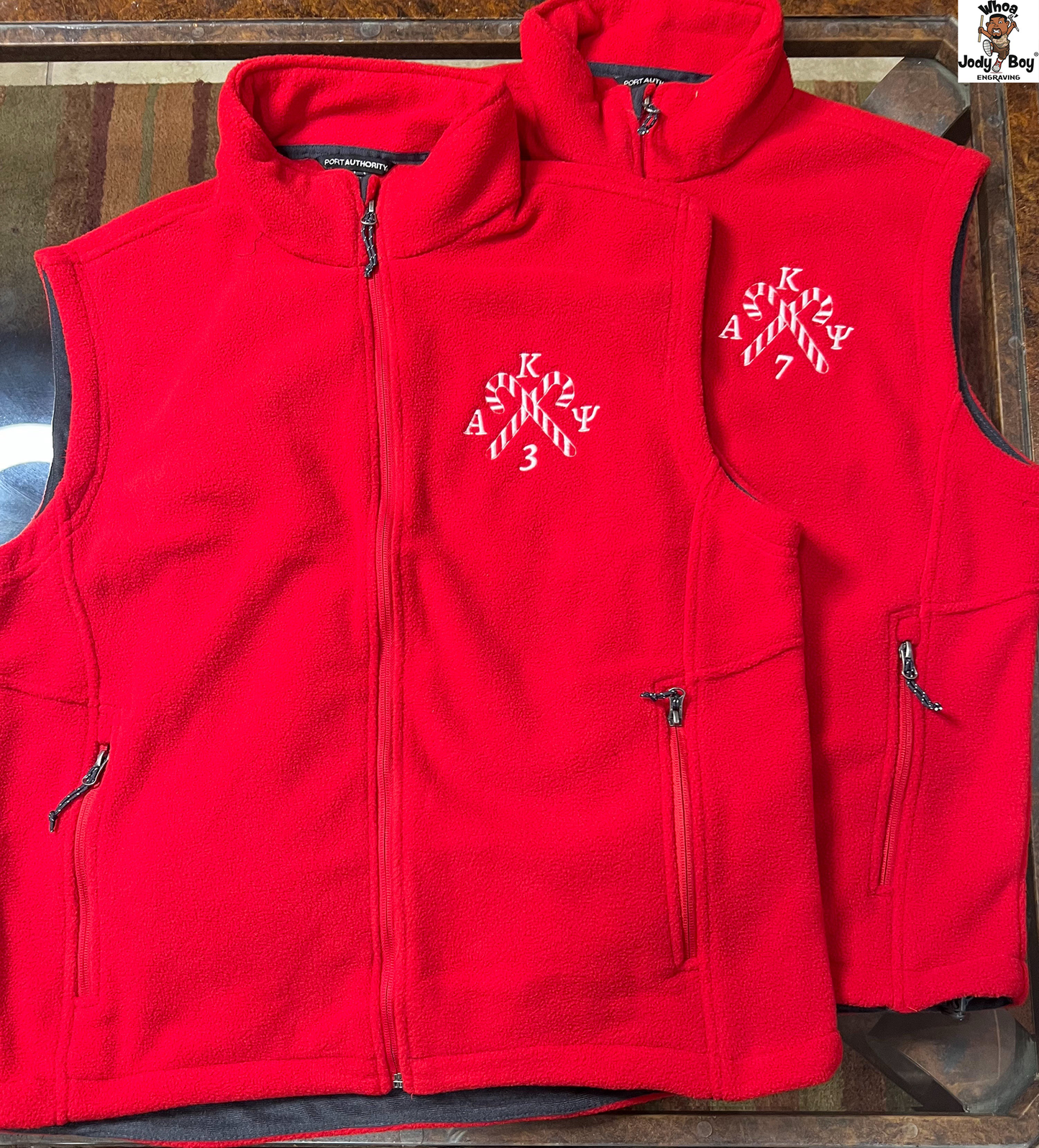 Port Authority ® Custom Embroidered Fleece Vest KAPsi - Whoa, Jody Boy!