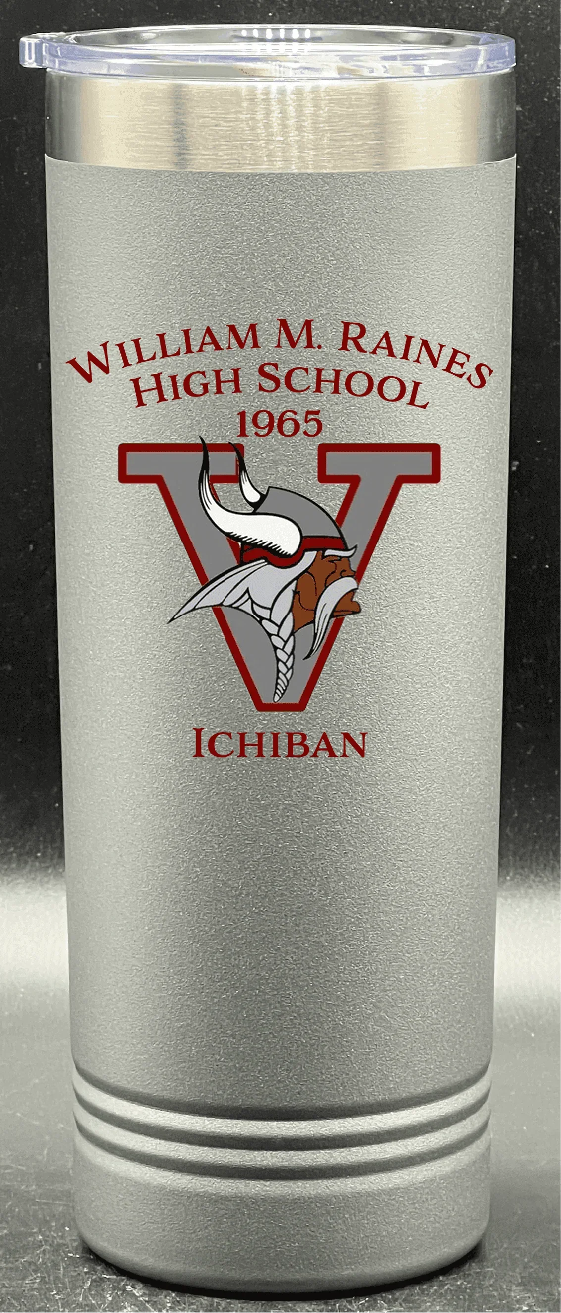 Raines High School 22 oz. Polar Camel Skinny Tumblers with Slider Lid - Whoa, Jody Boy!