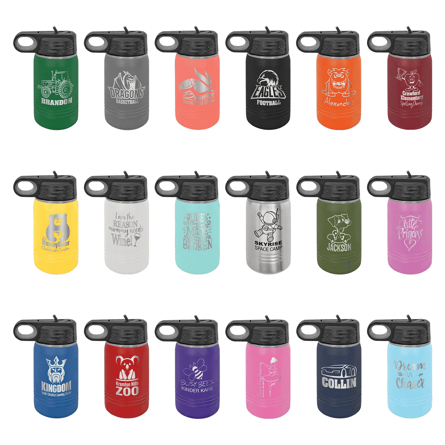 12oz Yellow Water Bottles - Whoa, Jody Boy!