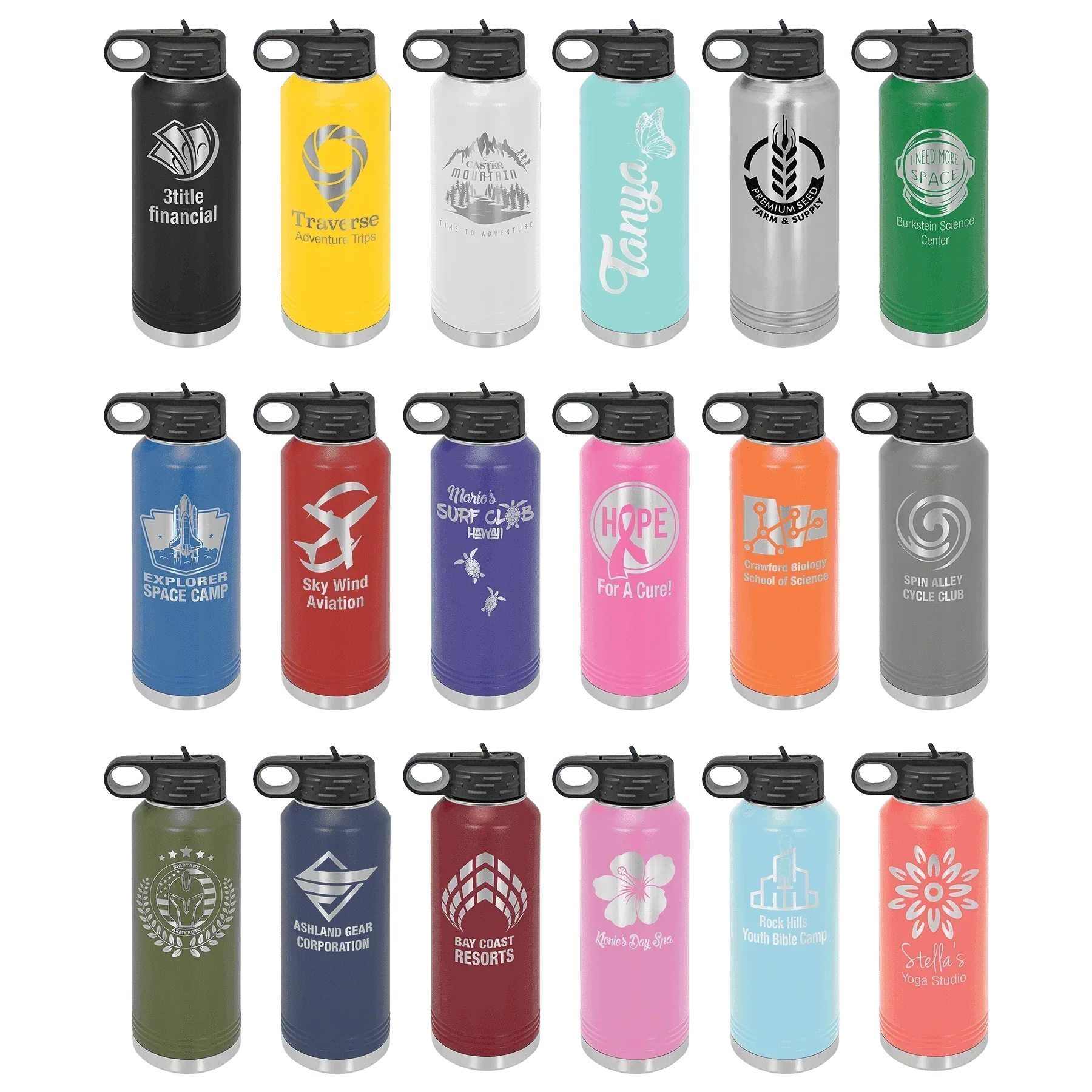 My Politics 40oz Royal Blue Water Bottles - Whoa, Jody Boy!