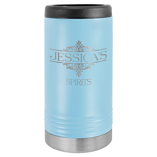12oz Light Blue Slim Can Cooler - Whoa, Jody Boy!