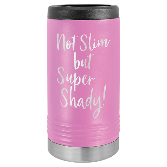 12oz Light Purple Slim Can Cooler - Whoa, Jody Boy!