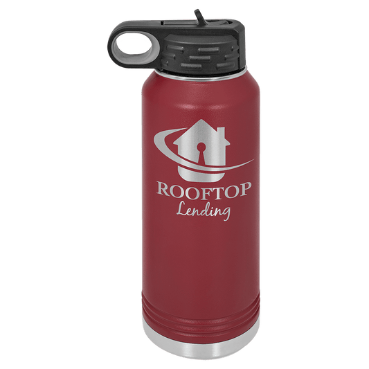 32oz Marron Water Bottles - Whoa, Jody Boy!
