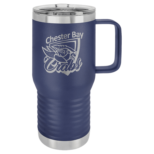 20oz Navy Blue Travel Mug - Whoa, Jody Boy!
