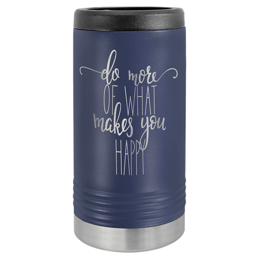 12oz Navy Blue Slim Can Cooler - Whoa, Jody Boy!
