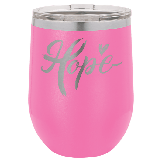 12oz Pink Stemless Wine Chiller - Whoa, Jody Boy!