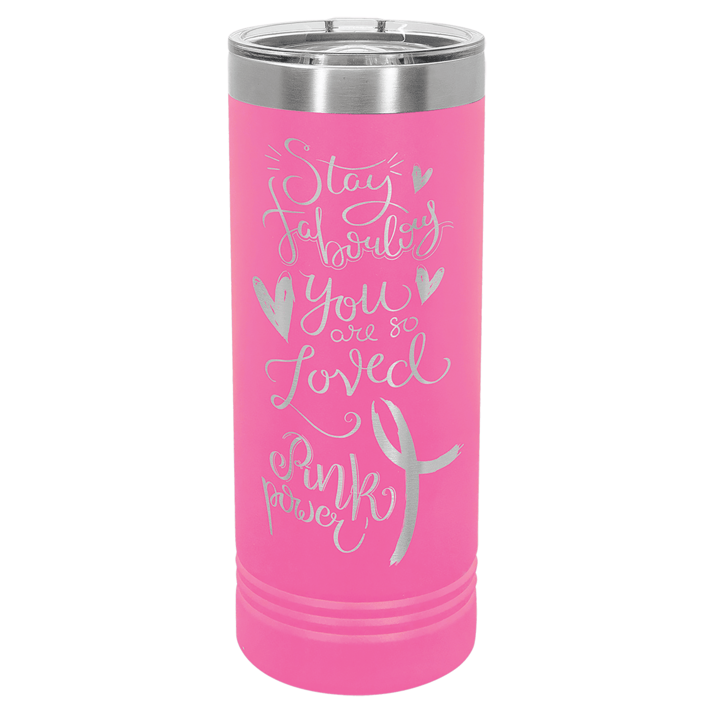 22oz Pink Skinny Tumbler - Whoa, Jody Boy!