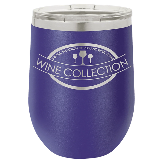 12oz Purple Stemless Wine Chiller - Whoa, Jody Boy!