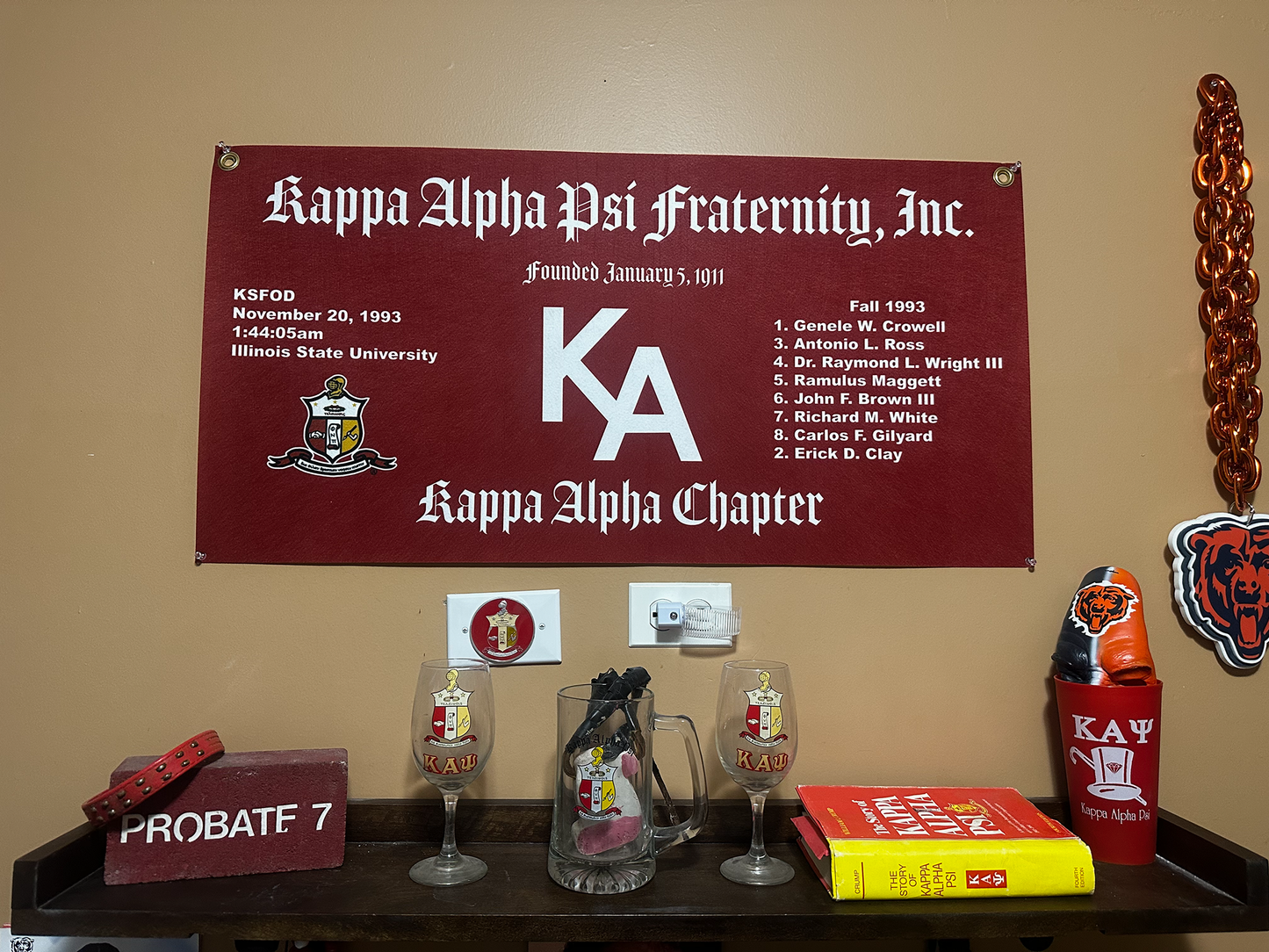 FELT BANNER Kappa Alpha Psi - Whoa, Jody Boy!