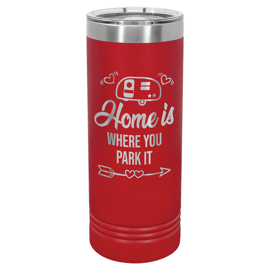 My Politics 22oz Red Skinny Tumbler - Whoa, Jody Boy!