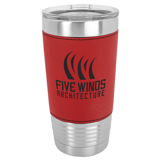 20oz Red Leatherette Tumbler - Whoa, Jody Boy!