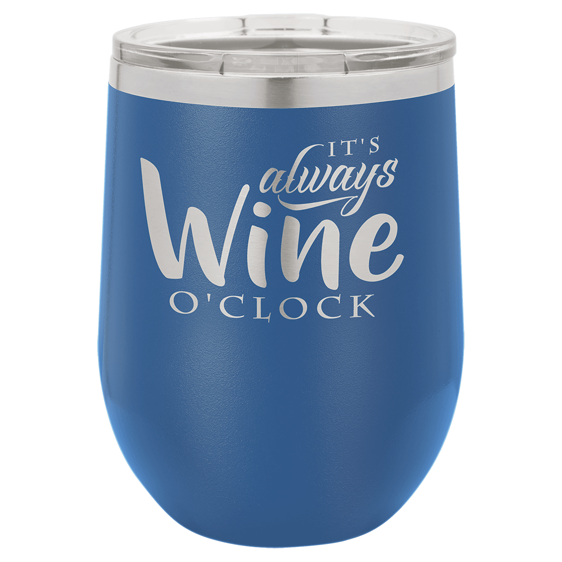 12oz Royal Blue Stemless Wine Chiller - Whoa, Jody Boy!