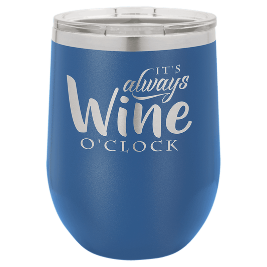 12oz Royal Blue Stemless Wine Chiller - Whoa, Jody Boy!
