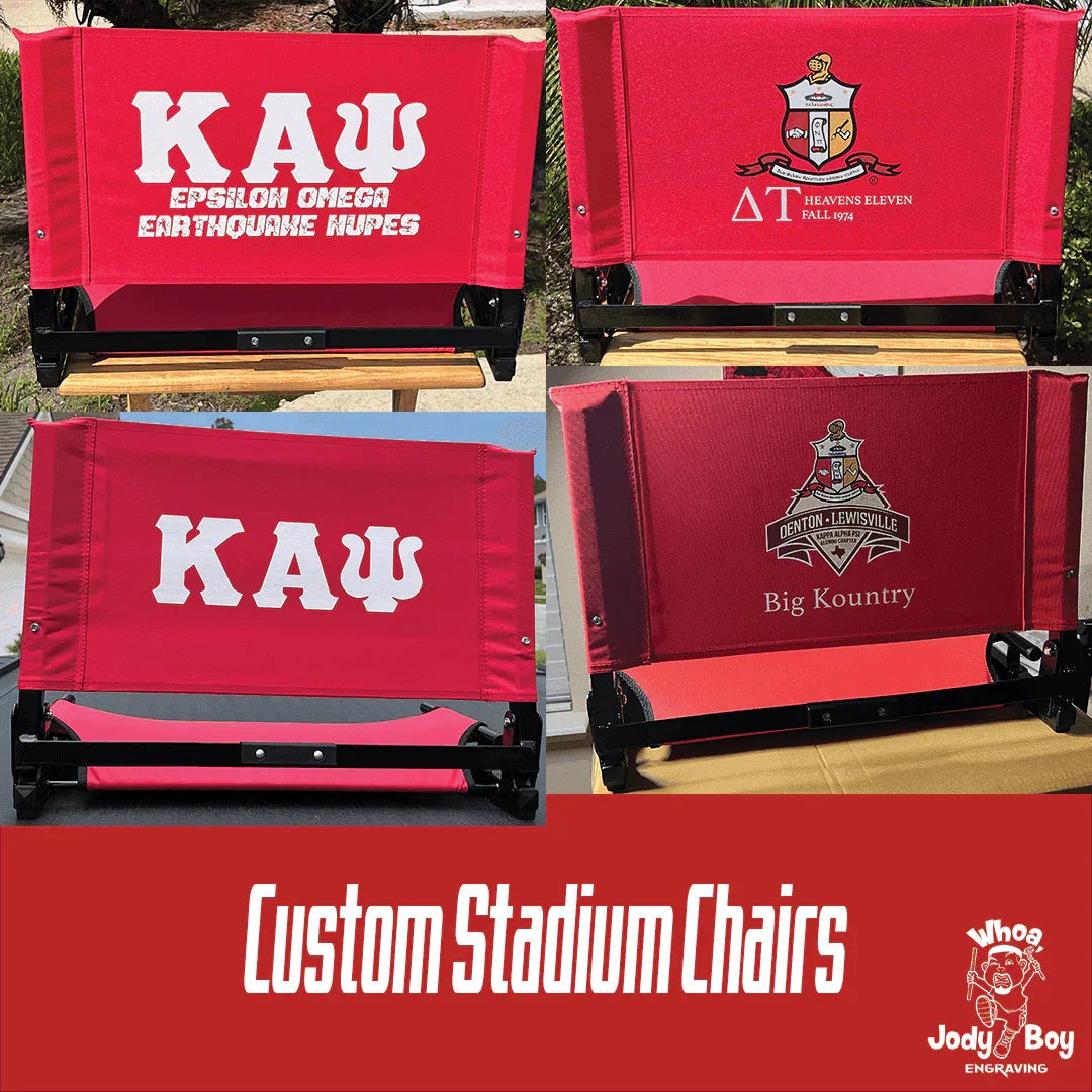 Deluxe Stadium Chair Kappa Alpha Psi - Whoa, Jody Boy!