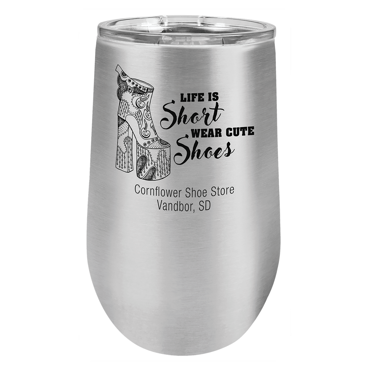 16oz Stainless Steel Stemless Wine Chiller - Whoa, Jody Boy!