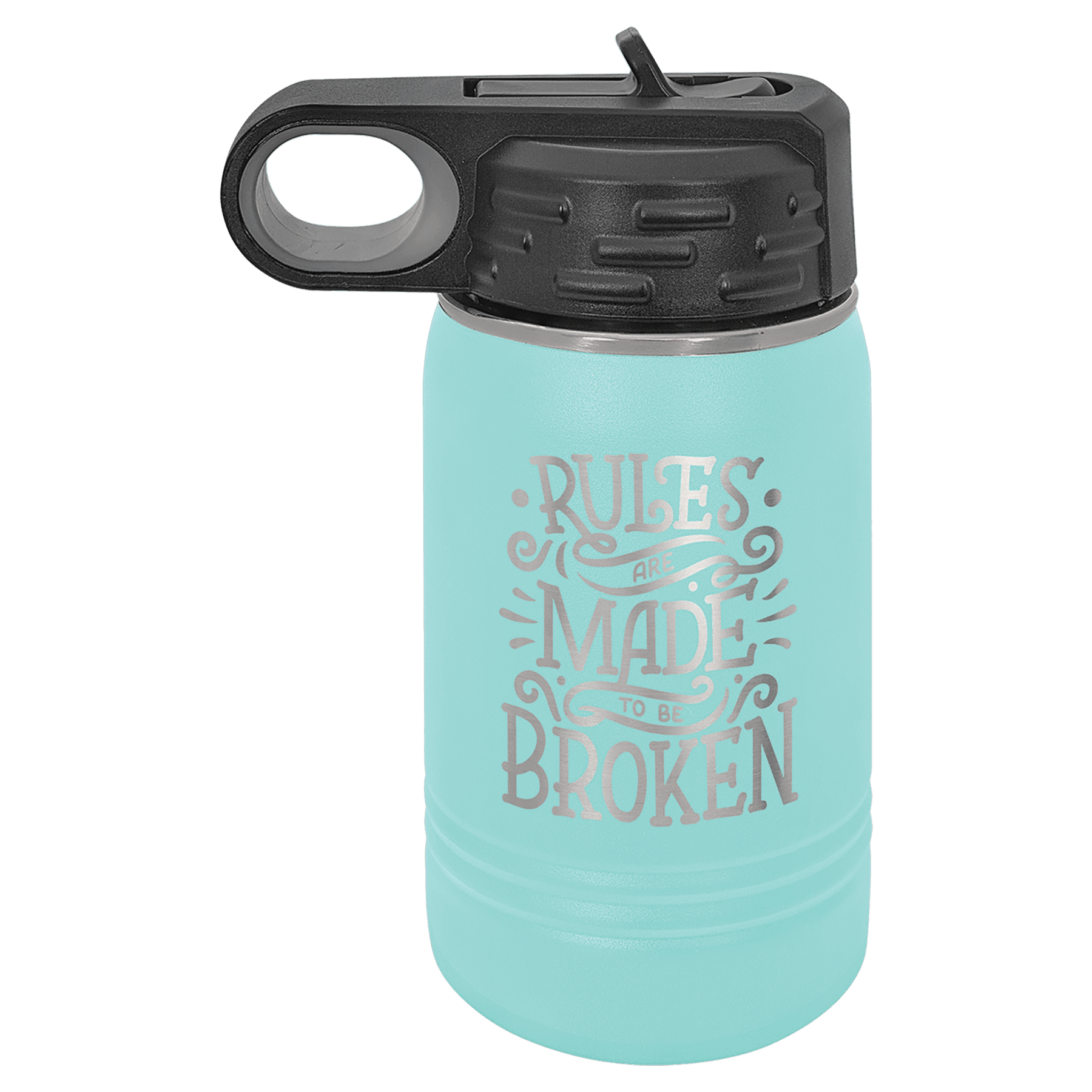 12oz Teal Water Bottles - Whoa, Jody Boy!