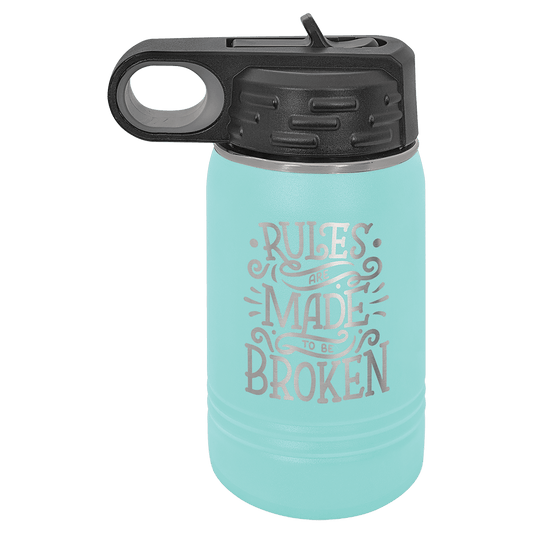 12oz Teal Water Bottles - Whoa, Jody Boy!