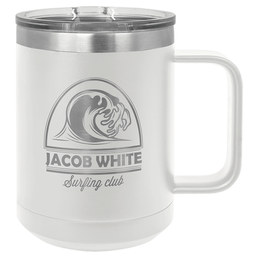 15oz White Coffee Mug - Whoa, Jody Boy!
