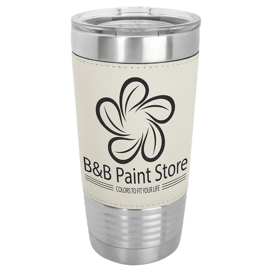 20oz White Leatherette Tumbler - Whoa, Jody Boy!