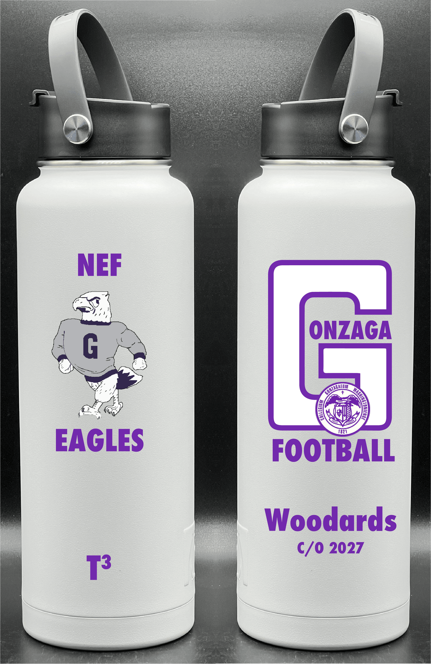 Gonzaga College High School 40 oz RTIC Water Bottle Custom - Whoa, Jody Boy!