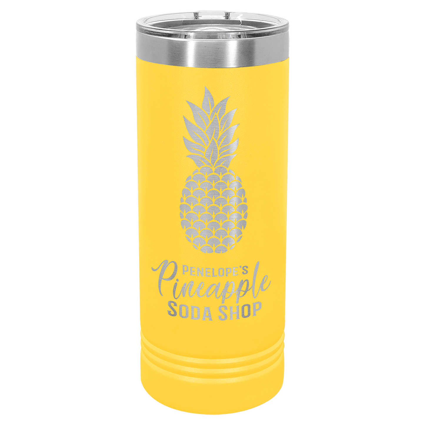 22oz Yellow Skinny Tumbler - Whoa, Jody Boy!