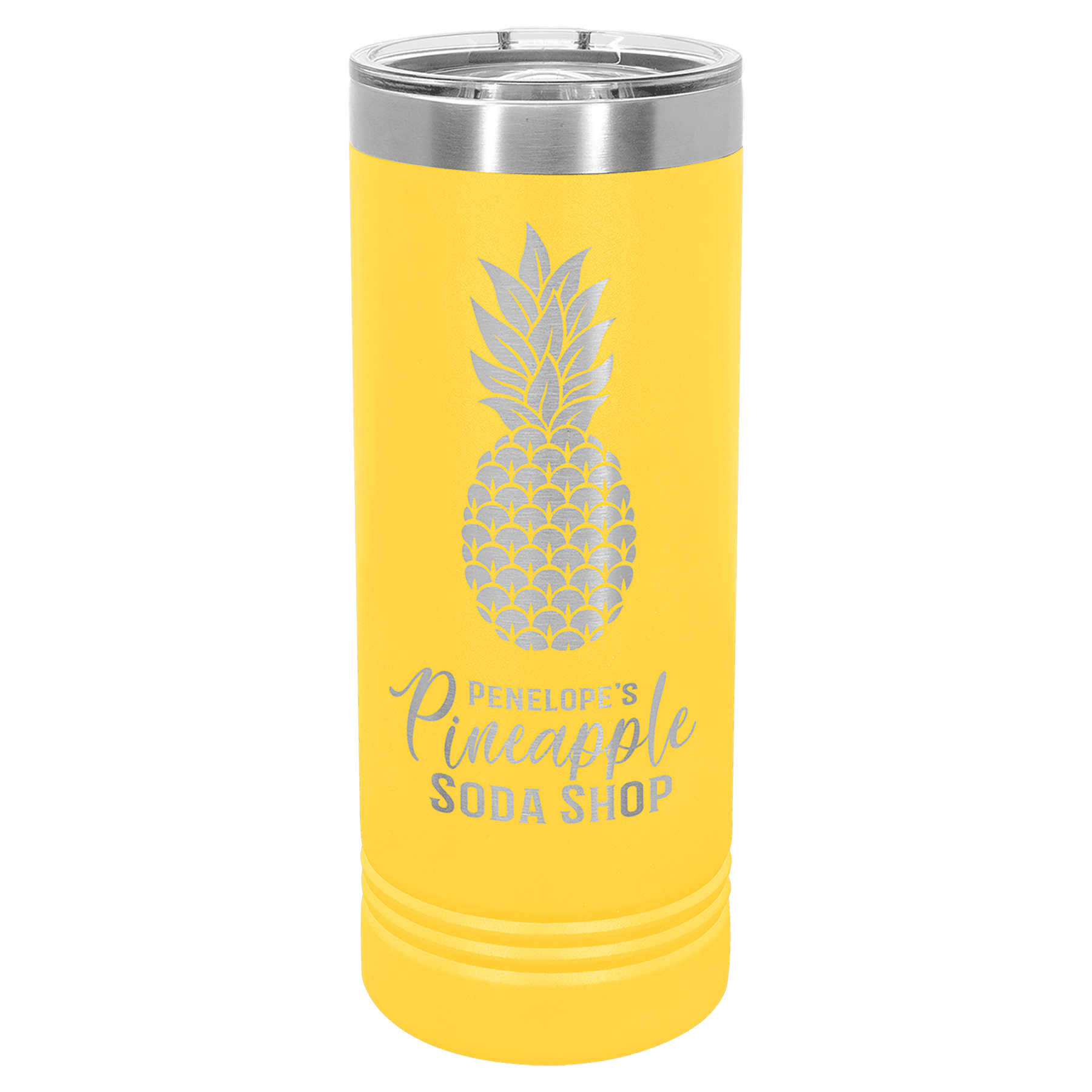 22oz Yellow Skinny Tumbler - Whoa, Jody Boy!
