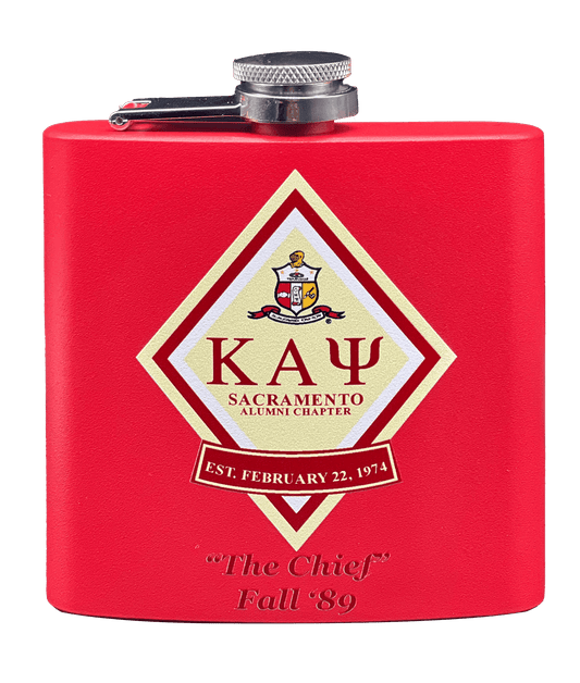 Gamma Sigma | Kappa Alpha Psi 6oz. Flask - Whoa, Jody Boy!