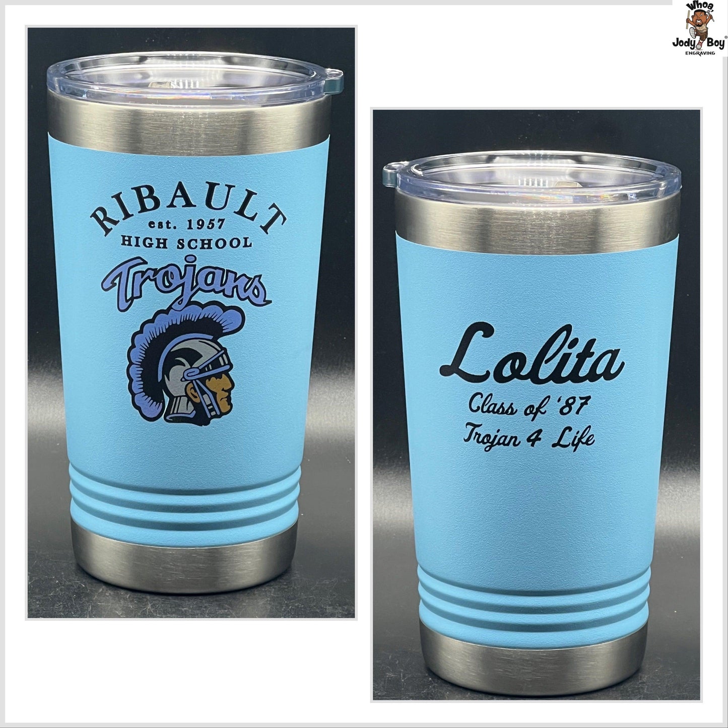 Ribault High School 16oz Pint - Whoa, Jody Boy!